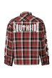 画像2: BREATH (SOUTHSIDE CROSS CHECK SHIRT) RED (2)