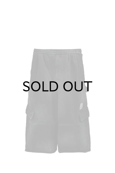 画像1: BREATH (BH LOGO SWEAT CARGO SHORTS) BLACK (1)