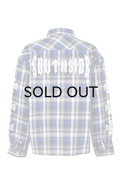 画像2: BREATH (SOUTHSIDE CROSS CHECK SHIRT) BLUE (2)