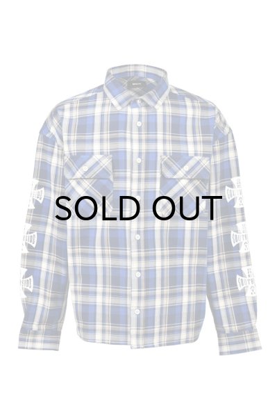 画像1: BREATH (SOUTHSIDE CROSS CHECK SHIRT) BLUE (1)
