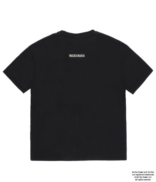 画像2: WACKO MARIA (TERRIFIER WASHED HEAVY WEIGHT CREW NECK T-SHIRT TYPE-3) BLACK (2)