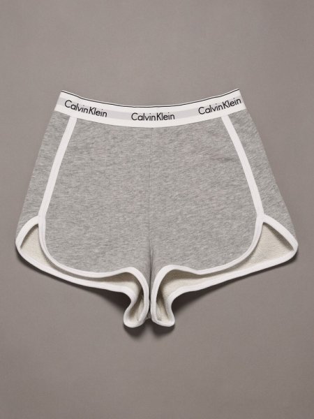 画像1: Calvin Klein (Icon Cotton Modal スリープショートボトム) GRAY (1)