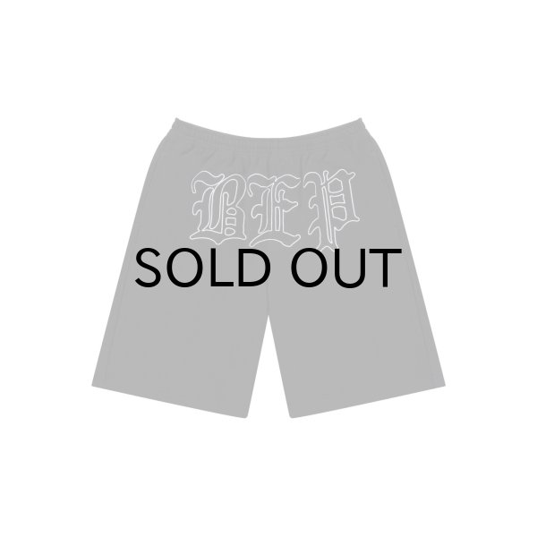 画像1: BLACK EYE PATCH (3 LETTER OE SWEAT BAGGY SHORTS) BLACK (1)