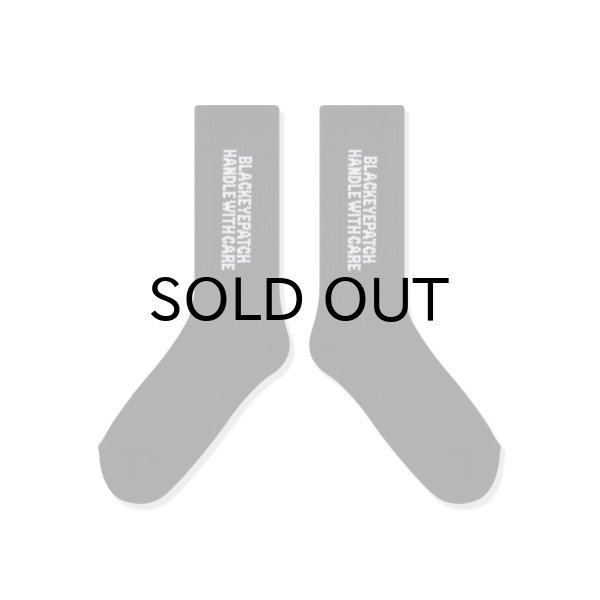 画像3: BLACK EYE PATCH (HWC SOCKS) BLACK (3)