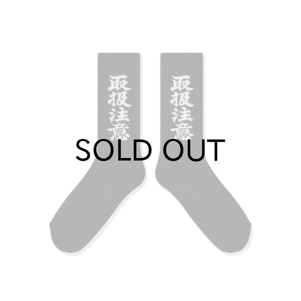画像2: BLACK EYE PATCH (HWC SOCKS) BLACK (2)