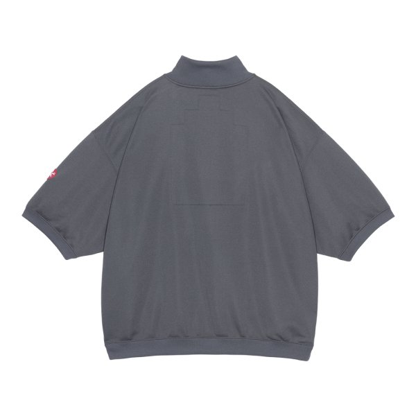 画像2: C.E (PE JERSEY SHORT SLEEVE HALF ZIP) CHARCOAL (2)