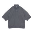 画像1: C.E (PE JERSEY SHORT SLEEVE HALF ZIP) CHARCOAL (1)