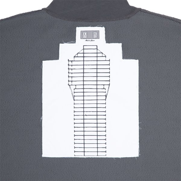 画像4: C.E (PE JERSEY SHORT SLEEVE HALF ZIP) CHARCOAL (4)