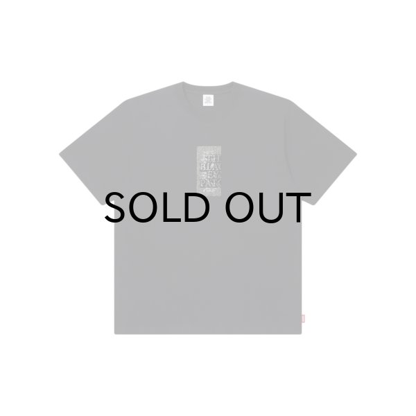 画像1: BLACK EYE PATCH (RHINESTONE GRAYSCALE HWC LABEL TEE) BLACK (1)