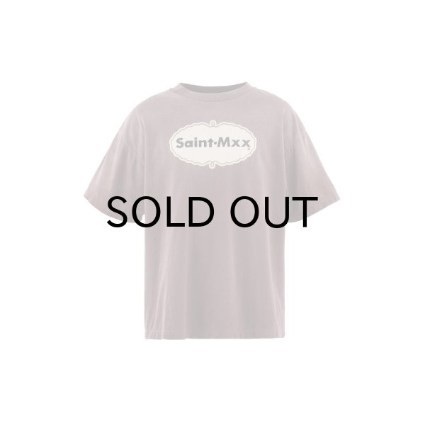 画像1: SAINT Mxxxxxx (SS T-SHIRT_MXX) BURGUNDY (1)