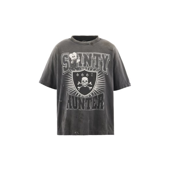 画像1: SAINT Mxxxxxx (BH_SS T-SHIRT_SAINTY HUNTER) BLACK (1)