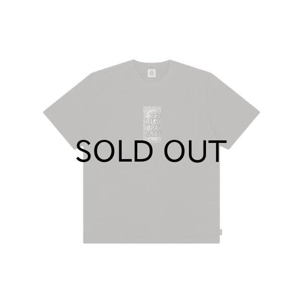 画像1: BLACK EYE PATCH (RHINESTONE GRAYSCALE HWC LABEL TEE) P.CHARCOAL (1)