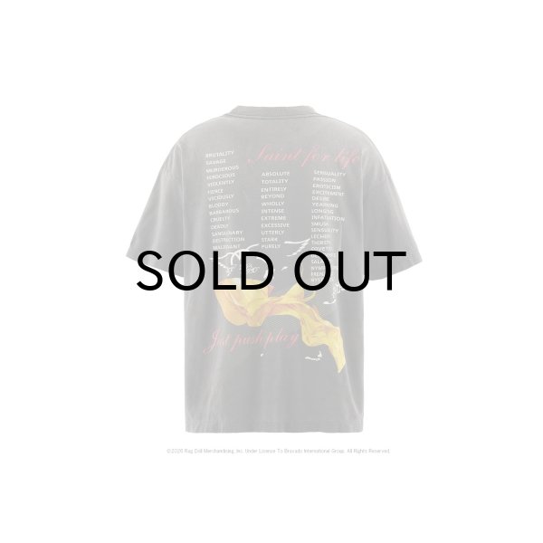 画像2: SAINT Mxxxxxx (AS_SS T-SHIRT_AEROSMITH) BLACK (2)