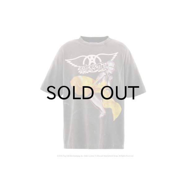 画像1: SAINT Mxxxxxx (AS_SS T-SHIRT_AEROSMITH) BLACK (1)