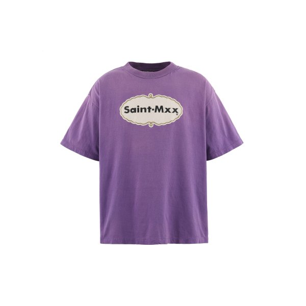 画像1: SAINT Mxxxxxx (SS T-SHIRT_MXX) PURPLE (1)