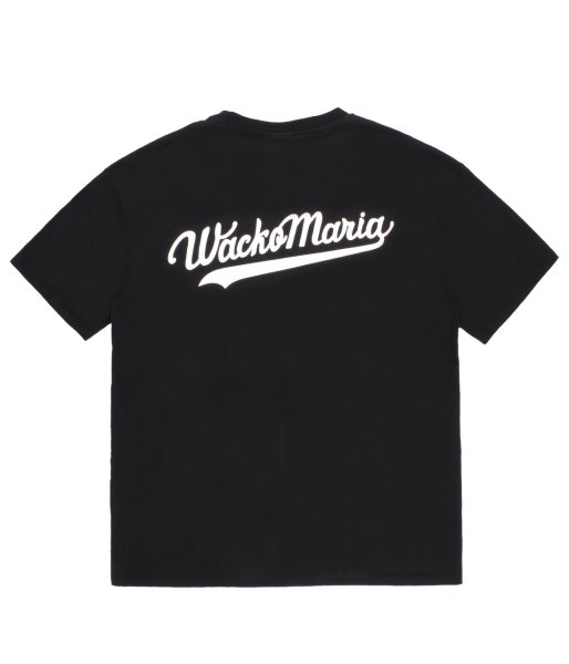 画像1: WACKO MARIA (WASHED HEAVY WEIGHT CREW NECK T-SHIRT TYPE-4) BLACK (1)