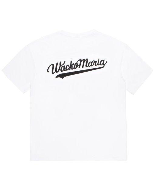 画像1: WACKO MARIA (WASHED HEAVY WEIGHT CREW NECK T-SHIRT TYPE-4) WHITE (1)