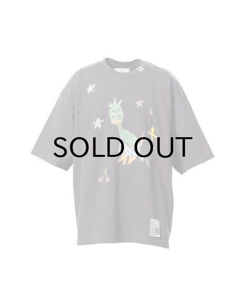 画像1: Maison MIHARA YASUHIRO (Leon Doodle Printed T-shirt) BLACK (1)