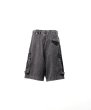 画像2: Maison MIHARA YASUHIRO (Cotton Satin Cargo Shorts) BLACK (2)