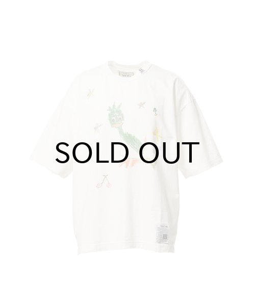 画像1: Maison MIHARA YASUHIRO (Leon Doodle Printed T-shirt) WHITE (1)