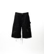画像1: KAMIYA (BORO Duck Painter Bermuda Pants) BLACK (1)