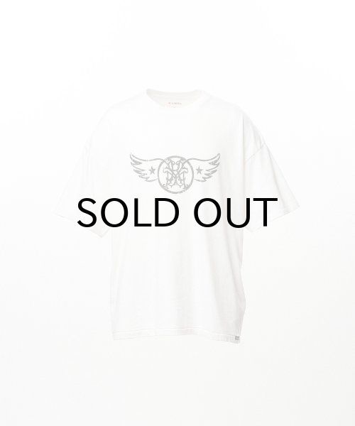 画像1: KAMIYA ("AERO-KMY" T-shirt) WHITE (1)