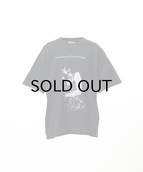 画像1: KAMIYA ("SWEET SMILE" T-shirt) BLACK (1)