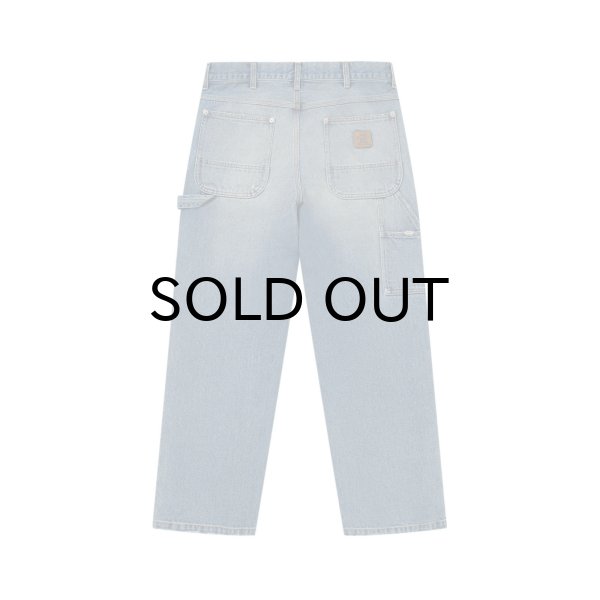 画像2: BLACK EYE PATCH (DOUBLE KNEE DAMAGED PAINTER PANTS) INDIGO (2)