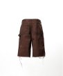 画像2: KAMIYA (BORO Duck Painter Bermuda Pants) BROWN (2)