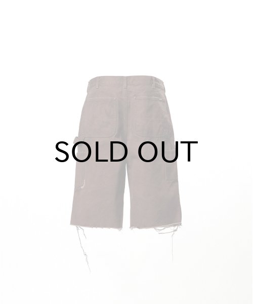 画像2: KAMIYA (BORO Duck Painter Bermuda Pants) BROWN (2)
