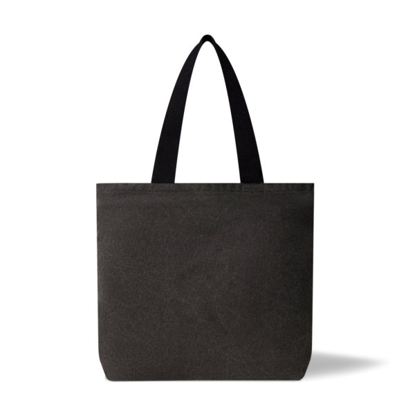 画像2: BLACK EYE PATCH (OG LABEL APPLIQUE LARGE TOTE) BLACK (2)