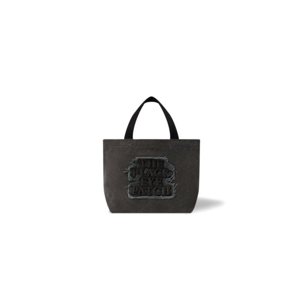 画像1: BLACK EYE PATCH (OG LABEL APPLIQUE SMALL TOTE) BLACK (1)