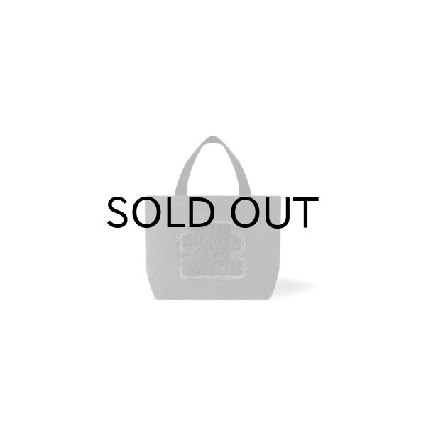 画像1: BLACK EYE PATCH (OG LABEL APPLIQUE SMALL TOTE) BLACK (1)