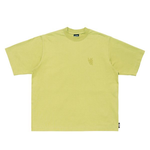 画像1: LQQK STUDIO (Q RING HEAVY WEIGHT TEE) GREEN (1)