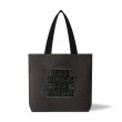 画像1: BLACK EYE PATCH (OG LABEL APPLIQUE LARGE TOTE) BLACK (1)