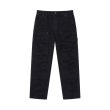 画像1: BLACK EYE PATCH (DESTROYED DOUBLE KNEE PAINTER PANTS) BLACK (1)