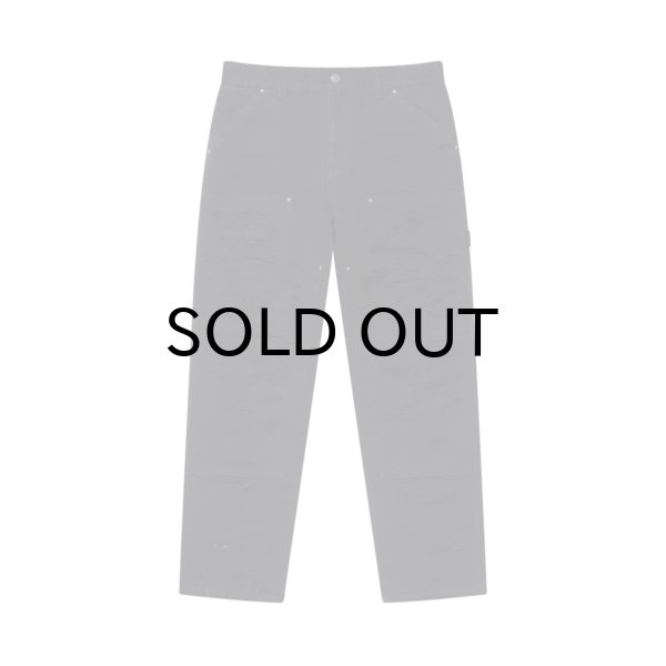 画像1: BLACK EYE PATCH (DESTROYED DOUBLE KNEE PAINTER PANTS) BLACK (1)