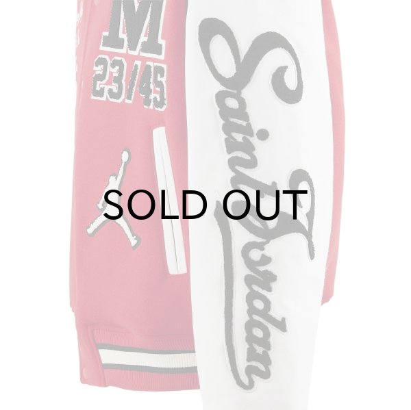 画像3: SAINT Mxxxxxx (MJ SM VARSITY JKT) RED-WHT (3)