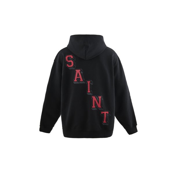 画像2: SAINT Mxxxxxx (MJ SM FLC HOODIE) BLACK (2)