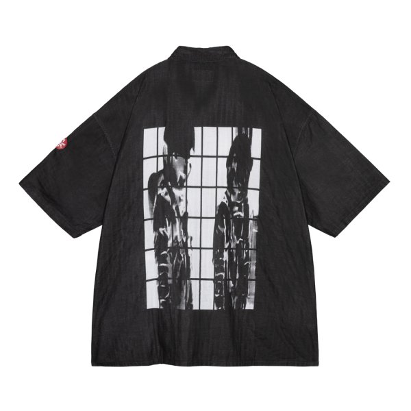 画像2: C.E (MD GUY SHORT SLEEVE SHIRT) BLACK (2)