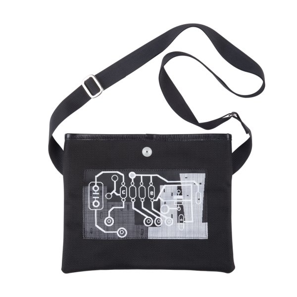 画像1: C.E (HARD SMALL POCKET BAG) BLACK (1)