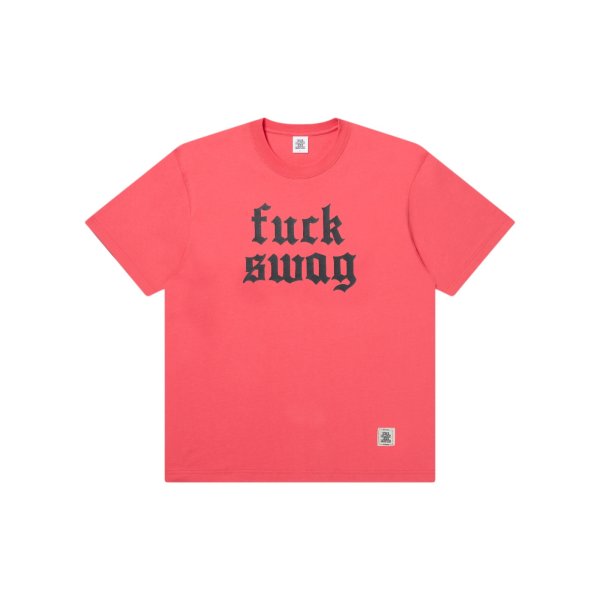 画像1: BLACK EYE PATCH (FUCK SWAG TEE) APRICOT (1)
