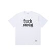 画像1: BLACK EYE PATCH (FUCK SWAG TEE) WHITE (1)