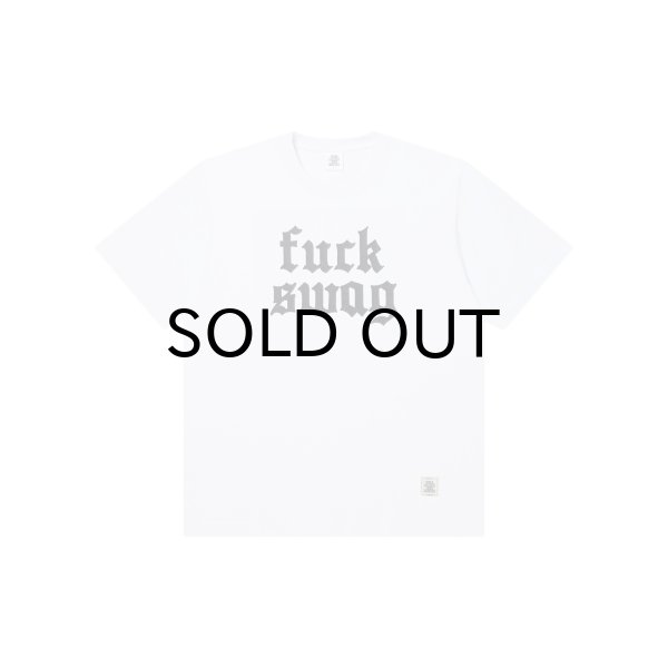 画像1: BLACK EYE PATCH (FUCK SWAG TEE) WHITE (1)