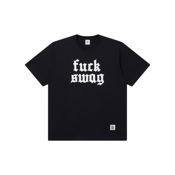 画像1: BLACK EYE PATCH (FUCK SWAG TEE) BLACK (1)