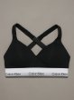 画像1: Calvin Klein (Icon Cotton Modal リフトブラレット) BLACK (1)