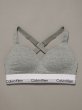 画像1: Calvin Klein (Icon Cotton Modal リフトブラレット) GRAY (1)