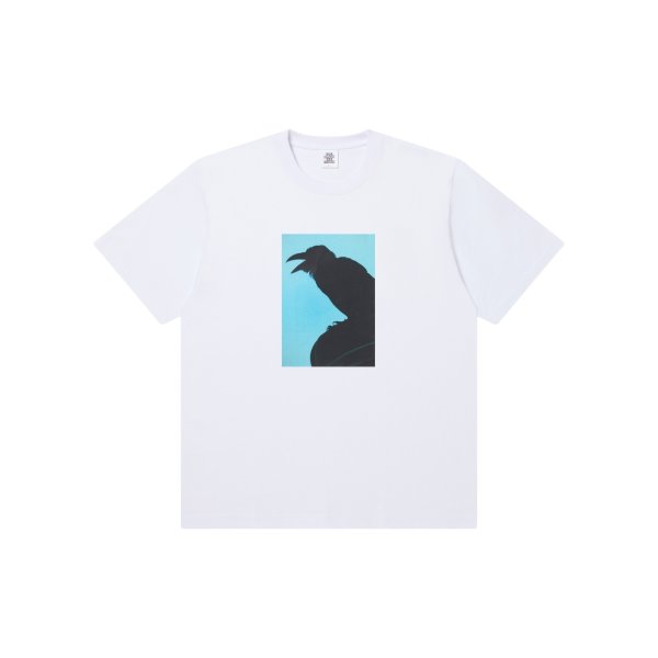 画像1: BLACK EYE PATCH (JIRO KONAMI CROW PHOTO TEE) WHITE (1)