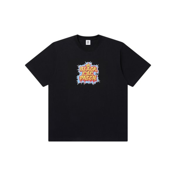 画像1: BLACK EYE PATCH (OLD SCHOOL LETTERS TEE) BLACK (1)
