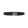 画像1: BLACK EYE PATCH (CROCODILE LETTERS BELT) BLACK (1)